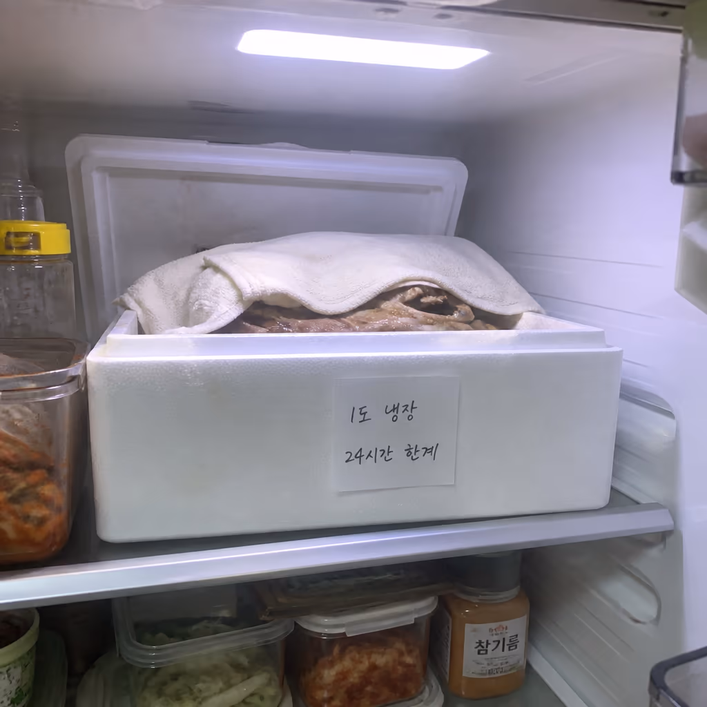 활대게 받았을 때 30분 체크리스트 — 다리 움직임·입 거품·등껍질 색, 25년차의 결정 기준 — 갤러리 1, 기장 청해왕대게 현장 사진
