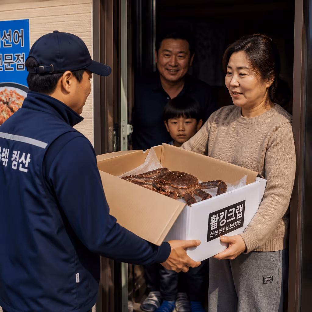 활대게 비수기 매장 수조 — 6월부터 9월 들어오는 활어 5종과 매일 다른 컨디션 — 갤러리 4, 기장 청해왕대게 현장 사진