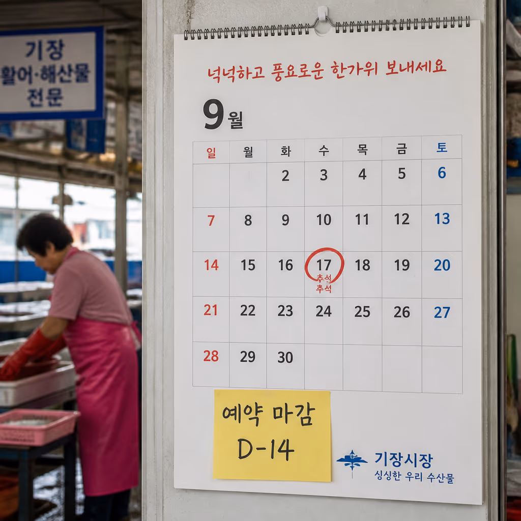 명절 D-14 예약 마감 · 작년 추석 폭주, 1박스도 안 빠뜨린 운영 노하우