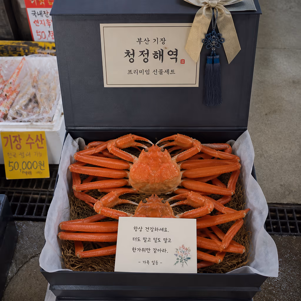 명절 D-14 예약 마감 · 작년 추석 폭주, 1박스도 안 빠뜨린 운영 노하우 — 갤러리 2, 기장 청해왕대게 현장 사진