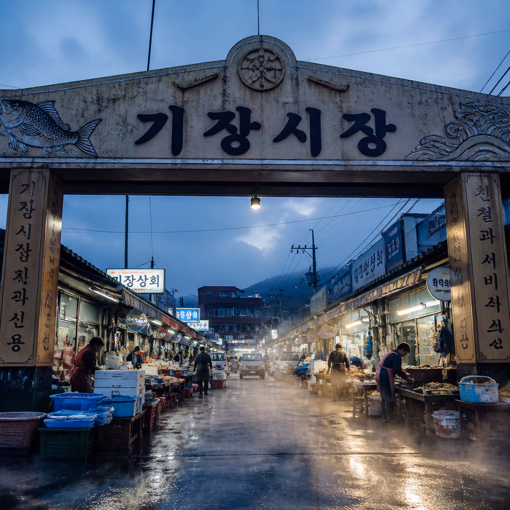 기장시장 대게 맛집 — 25년차 활어상이 매일 새벽 0단계로 들어가는 1층 활어 수조·2층 대형홀, 한 자리에서 보고·고르고·먹기까지 — 현장 사진 1, 기장 청해왕대게 25년차 활어상 정영진 대표 촬영