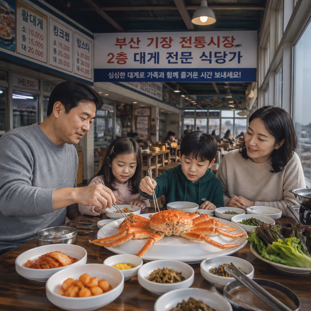 활킹크랩 종류 — 레드·블루·골든 3종 등껍질 돌기로 0.5초에 구별하기 — 갤러리 3, 기장 청해왕대게 현장 사진
