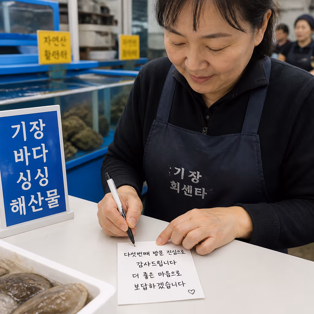단골 5회차 수율 좋은 대게 우선 배정 시스템이 실제로 어떻게 작동하나 — 현장 사진 6, 기장 청해왕대게 25년차 활어상 정영진 대표 촬영