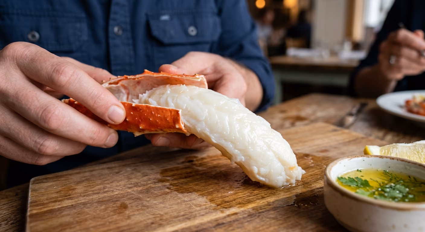 대게 먹는법 — 다리 까는 순서·부위별 맛 차이·게장 비빔밥까지, 25년차 사장의 완전 가이드 — 현장 사진 2, 기장 청해왕대게 25년차 활어상 정영진 대표 촬영