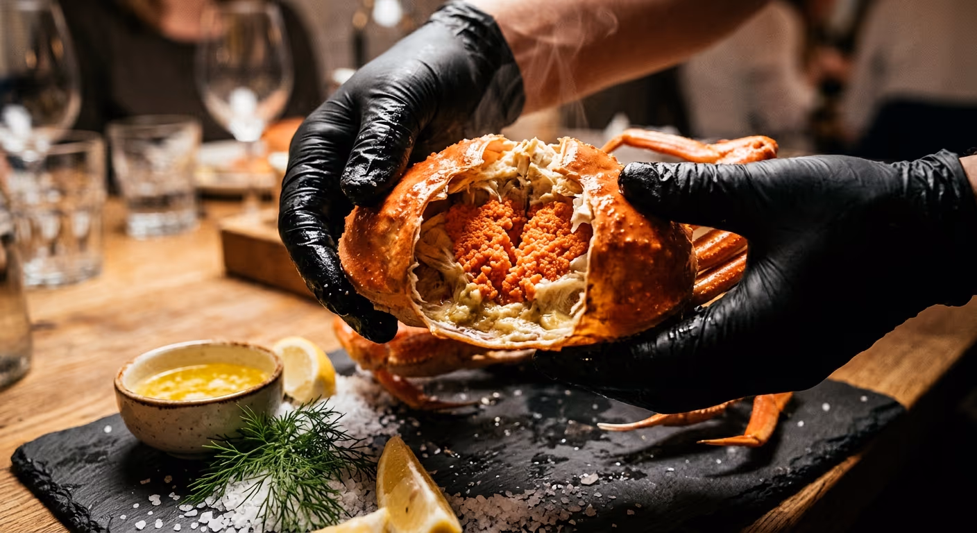 대게 먹는법 — 다리 까는 순서·부위별 맛 차이·게장 비빔밥까지, 25년차 사장의 완전 가이드 — 현장 사진 3, 기장 청해왕대게 25년차 활어상 정영진 대표 촬영