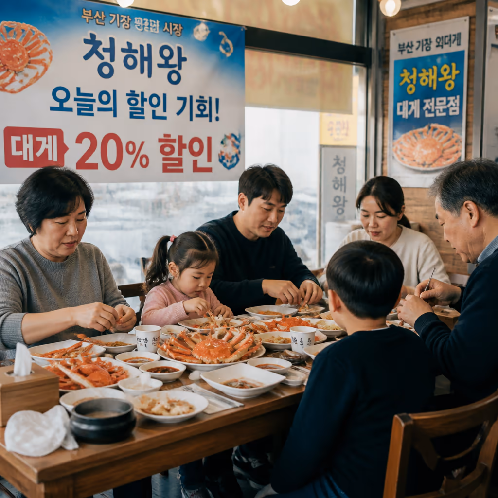 오늘 시세가 평소보다 8% 싼 이유 · 동해안 어획량 데이터 — 갤러리 3, 기장 청해왕대게 현장 사진