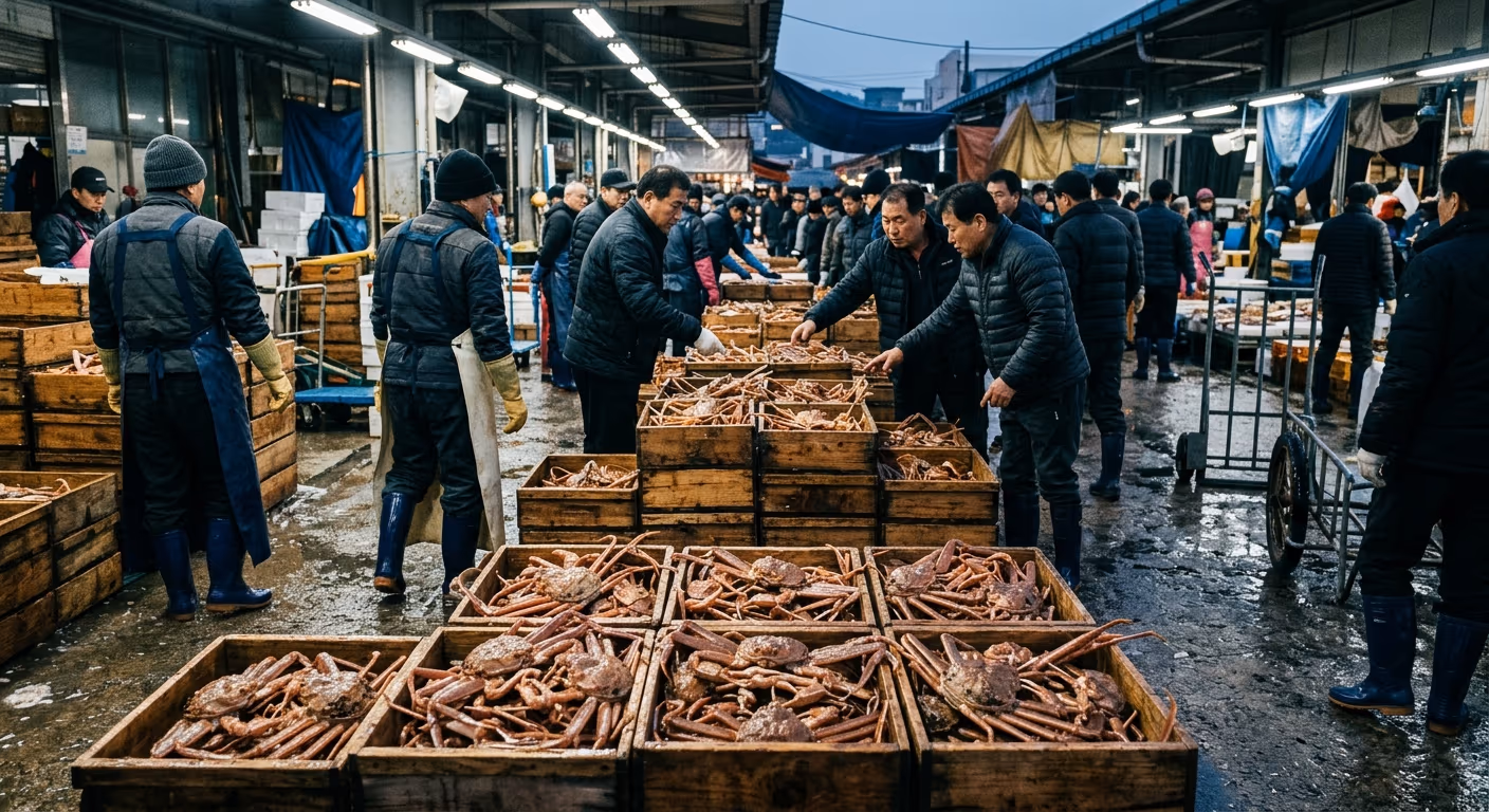 대게 시즌 완전 정리 — 월별 컨디션·시세·수율 데이터, 25년차가 직접 기록한 시즌 캘린더