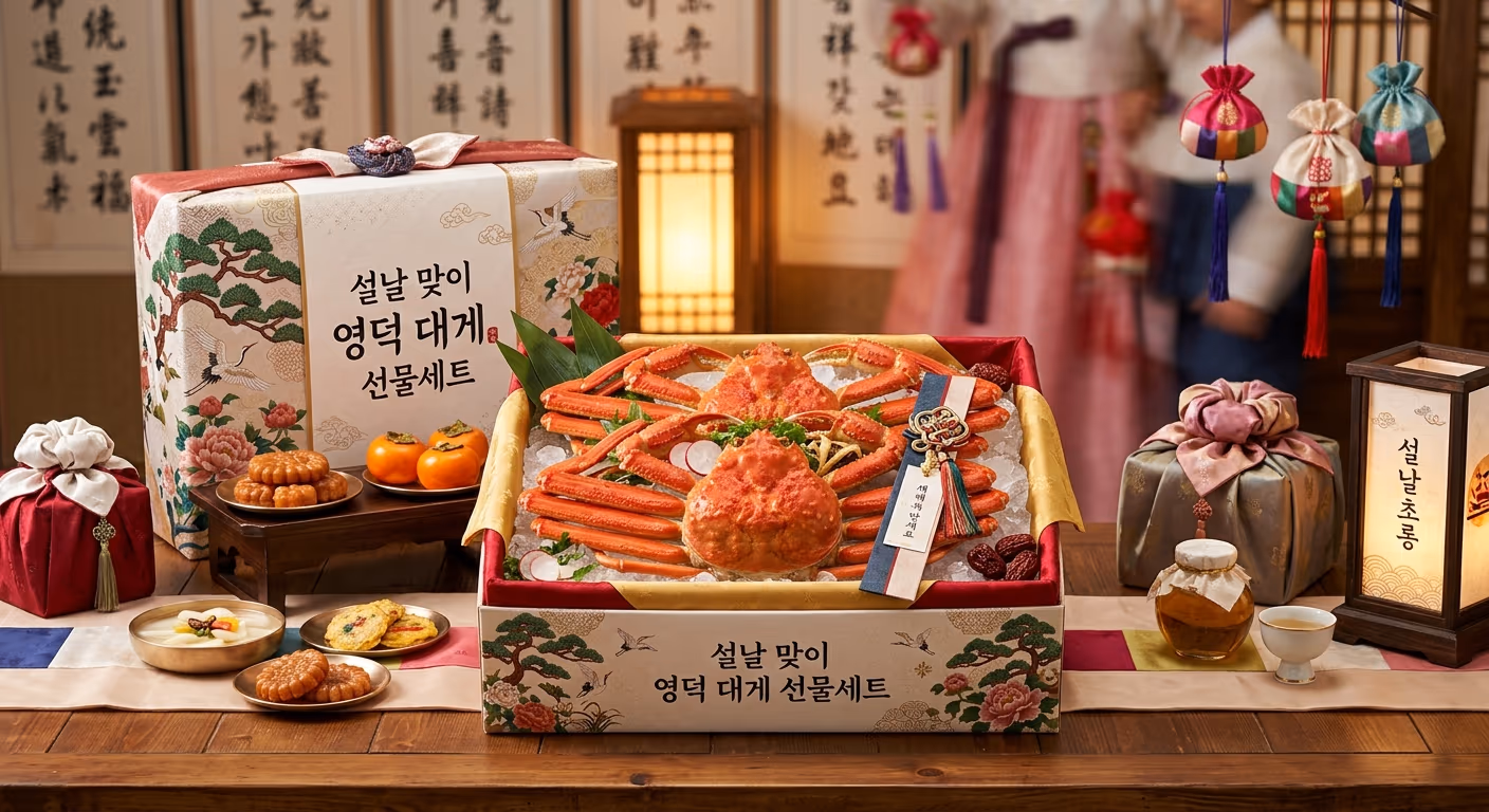 명절 대게 선물 — 설·추석 7일 전 예약이 필수인 이유, 520건 전량 배송 완료 운영 노하우 — 현장 사진 3, 기장 청해왕대게 25년차 활어상 정영진 대표 촬영