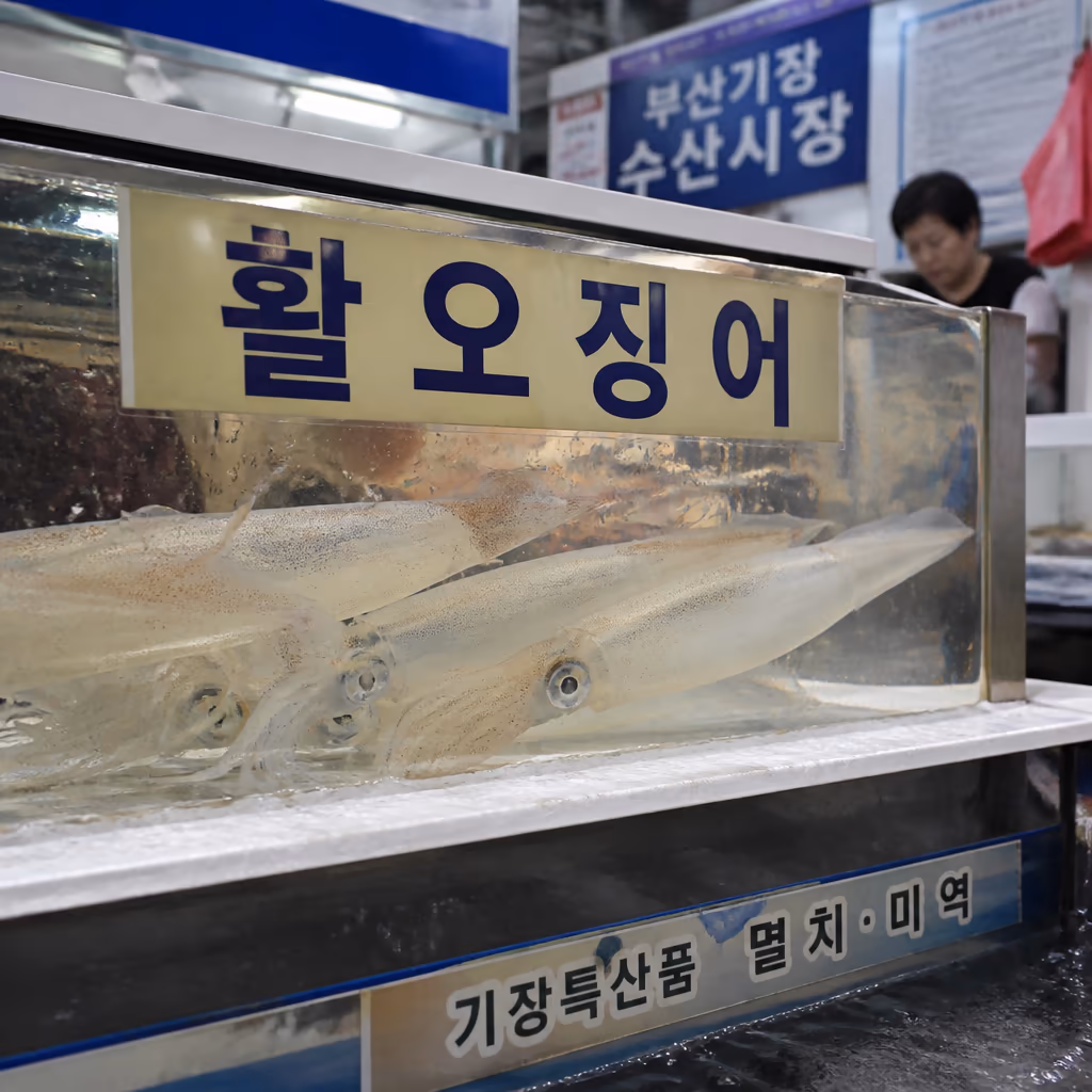 6~9월은 왜 대게를 안 권하나 · 비수기 정직 안내 + 대신 추천 5가지 — 현장 사진 5, 기장 청해왕대게 25년차 활어상 정영진 대표 촬영